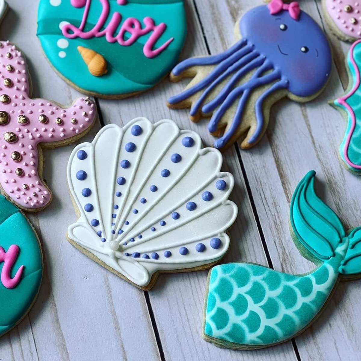 Amazon.co.jp: クッキーステンシル ロイヤルアイシングクッキー用